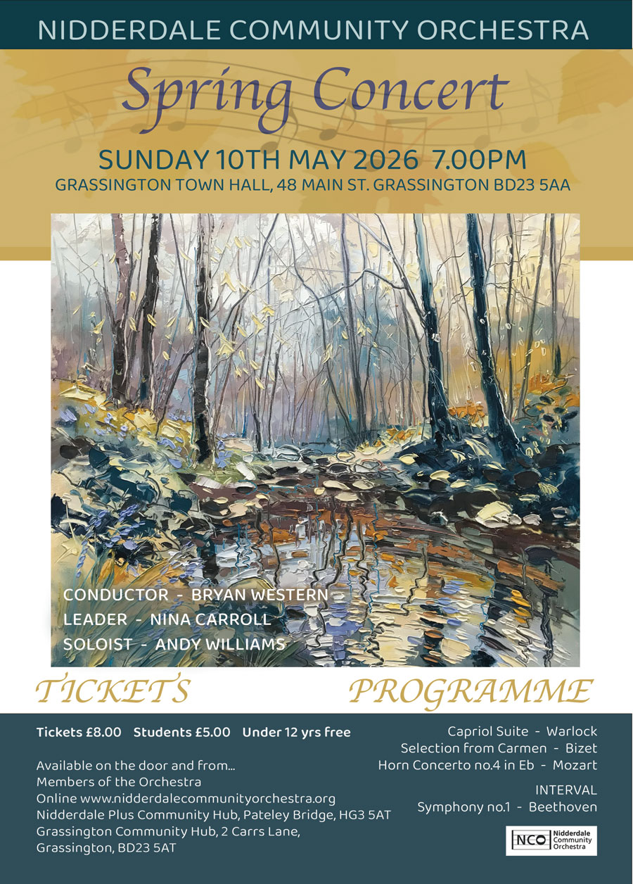 NCO SPRING2026 poster grassington
